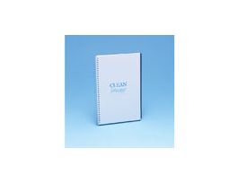Polyethylene Cleanroom Notebook, 5-1/2" x 8-1/2", 100 page, 28 lb., 20/cs