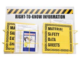 3" DOUBLE MSDS STATION