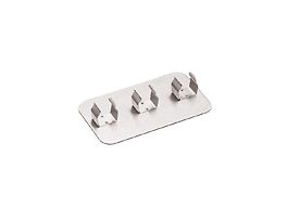 Clip Plate, Holds 3 Tubes; 28-30 mm Diameter