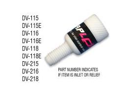 VALVE RELIEF 1/4-28 MALE 0.1 - 0.25 PSI