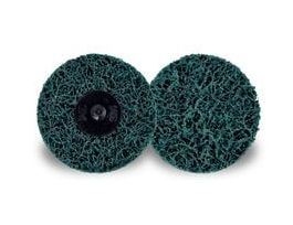 Scotch-Brite™ Roloc™ Clean and Strip XT Pro Extra Cut Disc, XC-DR, A/O XCRS, GRN, TR, Green, 3 in, DieQ300V, 10/Carton, 40 ea/Case