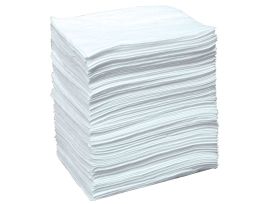 Static Resistant Oil Only Absorbent Pads - Heavy Weight, 15" x 19", Absorbency Capacity 26 gal