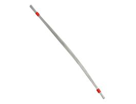 Lockout Tag Wire, 0.0217" W x 12" L, Galvanized Steel