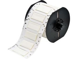 B33 Series PermaSleeve High Temp PVDF Wire Marking Sleeves, 0.5" Dia x 2" W, White