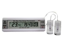 THERMOMETER DUAL PROBE TIME-DATE STAMP