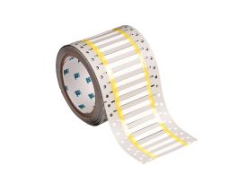 High Temp PermaSleeve PVDF Wire Marking Sleeves, White, 0.125" Dia x 2" W