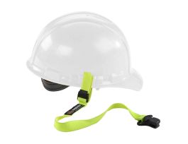3155  Lime Elastic Hard Hat Lanyard with Clamp