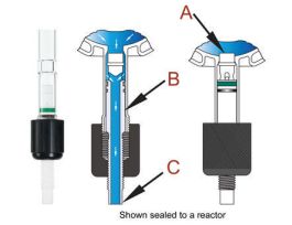 CHEM-DRAIN PLUG WITH KNOB 6MM
