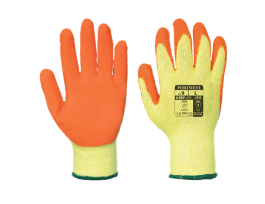 GLOVE FORTIS GRIP POLYESTER ORANGE X-L