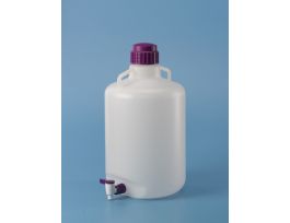 VWR CARBOY 20L ROUND SPIGOT- LDPE. CS