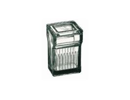 Glass Coplin Slide Staining Jar w/Cover, for 75 x 25 mm Slides