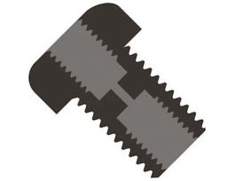 Low-Pressure Union Body, Bulkhead, Black PEEK, 0.040" Bore, 1/4-28 Flat Bottom; 1/EA