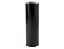 Marking Tape Roll - Adhesive Vinyl, Solid Color, Black, 12" x 12'