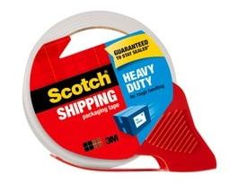 Scotch® Heavy Duty Shipping, Packaging Tape 142-6, 1.88 in x Variable Length