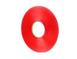 3M™ VHB™ Tape 4918F, Clear, 6 mm x 16 1/2 m, 2 mm, Film Liner, 12 Rolls/Case