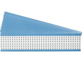 Alphabetical Vinyl Cloth Upper Case Wire Marking Cards, Y 900 Total