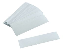 Reflective Hard Hat Stripes, 1.25" H x 5" W, Pack of 50 Labels, Silver
