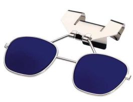 880 Series (Klip lifts for hard hat visors) Full Front Cobalt Blue Shade 6