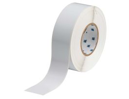 Matte White Vinyl Labels 2 in W x 300 ft L White