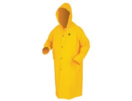 RAINWEAR 0.35MM PVC/POLYESTER W/HOOD