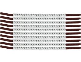 ClipSleeve Wire Markers Size 15 Nylon 14 AWG - 12 AWG, F Pack of 300 Each