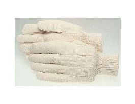 GLOVES CANVAS WOMEN WHT PK12 CS