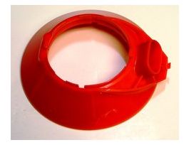 3M™ Random Orbital Sander - Two-Hand Multihole Shroud Red 30345, 6 in