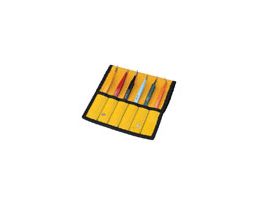Non-Serrated Color Coded Tweezer Set, 6 Piece Set