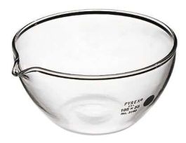 Brand 3180 Evaporating Dish, 105 mm OD x 55 mm H; 290 mL, 6/Cs
