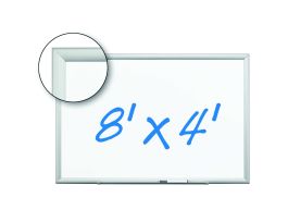3M™ Porcelain Dry Erase Board DEP9648A, 96 in x 48 in x 1 in Magnetic