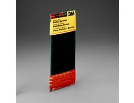 3M™ Hand Sanding Stripping Pad 7413NA, 4.375 in x 11 in, Green, Coarse