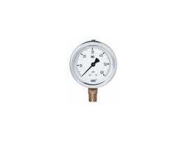 NSF-Certified Pressure Gauge, 0 to 160 PSI, Bottom Mount 1/4" NPT(M); 4" Dial