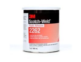 3M™ Plastic Adhesive 2262, Clear, 1 Quart, 12 Can/Case