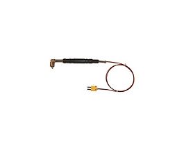 Type-K, SS 90guard Surf Probe; 6.5" L, Mini-Connector, Exposed, 3ft FEP Cable