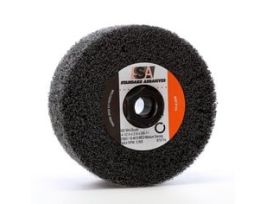Standard Abrasives™ MD Mini-Brush 875713, 4-1/2 in x 2 in x 5/8-11 FB051 15-46 A VFN Medium Density, 2 ea/Case