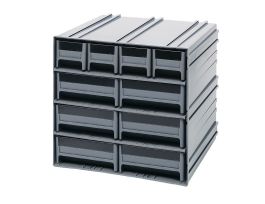 10 MIXED DRAWER INTERLOCKING CABINET