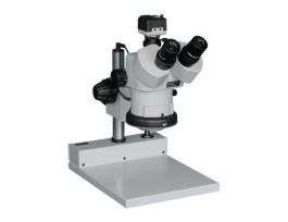 MICROSCOPE STEREO ZOOM TRINOCULAR WHITE