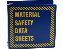 3" Blue MSDS Binder