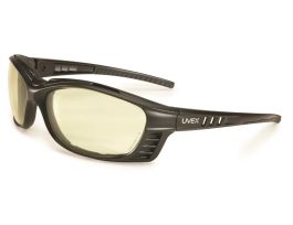 Uvex Livewire Black Frame Low IR Lens tint HydroShield AF coating