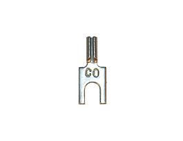 Spade Lugs, Constantan, for Type J, T, and E Thermocouples; 10/pk