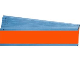 NEMA Wire Marker Permanent Adhesive Vinyl 0.5in H x 0.25in W Orange PK/25 Crds