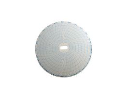 Chart Paper for 6" Circular Recorders, 24 hour, -20 to 50F, 60/pk