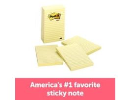 Post-it® Notes 660-5pk, 4 in x 6 in x 100 shts (101 mm x 152 mm)