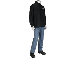 IRONCAT, FR 30" Jacket, 9oz Sateen Cotton,WCPG, Black, 2X