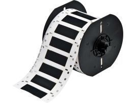 B33 Series PermaSleeve High Temp PVDF Wire Marking Sleeves, 0.375" Dia x 2" W, Black