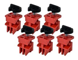 Universal Multi-Pole Breaker Lockouts, 6/Pack