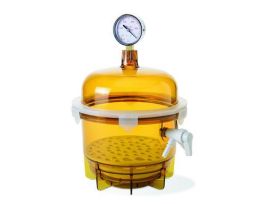 DESICCATOR RND VAC UV PLYCARBO AMBER 6L