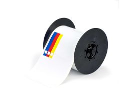 All Weather Permanent Adhesive Vinyl Labels Pre-printed Right-To-Know Color Bar for B30 Printers - 4" x 6.25"