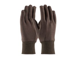 West Chester Standard Weight, 100% Brown Cotton Jersey Gloves, Ladies