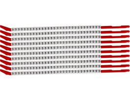 ClipSleeve Wire Markers Size 10 Nylon 16 AWG - 14 AWG, D Pack of 300 Each